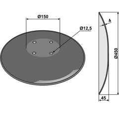 Hohlscheibe, glatt 31118FI20058 Amazone / BBG by Niaux