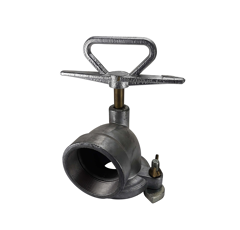 Coude branchement à crampons 80 mm x 3" femelle