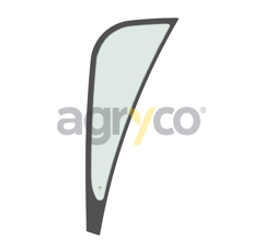 Vitre laterale avantgauche - plate - teintee pour téléscopique MANITOU 52675015 adaptable