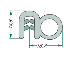 Joint d’étanchéité pour tracteur CASE IH adaptable