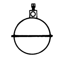 Boule flotteur PVC ∅ 80 mm - LA BUVETTE