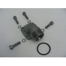 Winkel-Schraubflansch 90°   AG 26x1.5Lochkreis 40mm, max. Betriebsdruck 100 barO-Ring 26x2.5, 4-Loch-Flansch  WF40CEL18