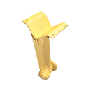 Support à disque renforcé arrière 80 x 80 mm adaptable - BlackSteel©