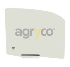 Vitre de porte supérieure - arrière - gauche - plate - teintée pour téléscopique MANITOU 941499 adaptable