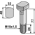 Schraube M18x1,5 für Mulcher Nachbau  
