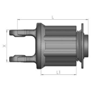 Sternratsche - BN4L0438120 1 3/8" Z6 Ziehverschluss Benzi