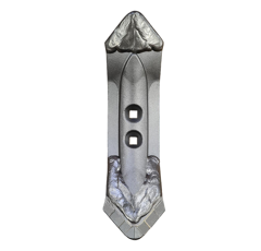 Soc de cultivateur réversible avec plaquettes carbure, rechargement et renfort acier KONGSKILDE 105000650 adaptable