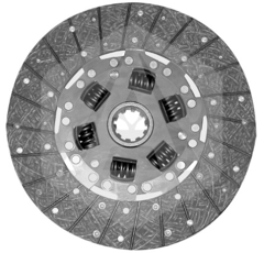 Disco de embrague Ø 330 mm para tractor FORD 82001667|82011594|83983642 adaptable