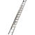 Echelle coulissante 2 plans - 18 échelons - 5,20 m/9,12 m jusqu'à 10,02 m