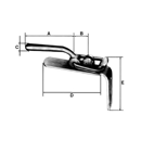 Fermeture d'angle 140 mm