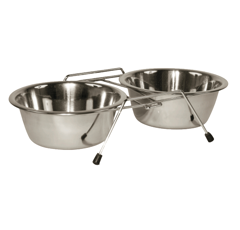 Ecuelle double sur pieds 450 ml