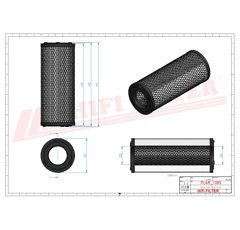 Filtro de aire primario HIFI FILTER SA16370 Adaptable