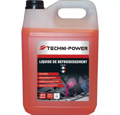 Liquide de refroidissement SI-OAT universel -37°C bidon 5 L - TECHNI-POWER