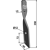 Cuchillo izquierdo para escarificador BOMFORD 03961.10 adaptable - BlackSteel©