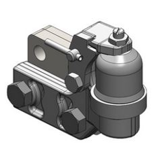 Zwangslenkung, links,für Lagerbock 00.158.07.0 und 00.158.07.8 Schwarz 