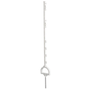 Piquet étrier, 1,15 m, 6 passe-fils, hauteur 0,90 m blanc (vendu par 10) | PATURA