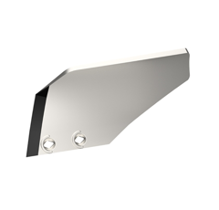 Versoir de rasette Gauche avec plaquettes carbure GRÉGOIRE BESSON 19172 adaptable