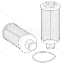 Filtre à gasoil adaptable HIFI FILTER SN70554