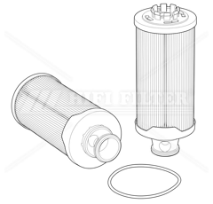 Filtre à gasoil adaptable HIFI FILTER SN70554