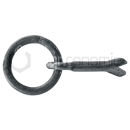 Anneau d'attache pour bétail 12 mm