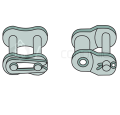 Maillon de raccord droit pour moissonneuses-batteuses JOHN DEERE SW50COUS - P20351 - AL14209 adaptable