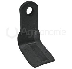 Couteau équerre pour broyeur 112x40mm AEDES adaptable 