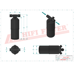 Deshydrateur Climatisation adaptable HIFI FILTER DYH60010