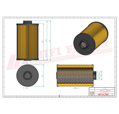 Filtre à gasoil adaptable HIFI FILTER SN25119