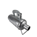 Bouchon avec piquage galva AL-FA 1"- femelle