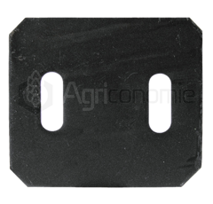 Racloir métallique 100 x 90 mm pour rouleau packer FRANDENT adaptable