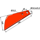 Abstreifer 190 x 140 mm HOWARD 222053014 Nachbau