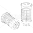 Filtre à gasoil separateur d'eau adaptable HIFI FILTER SN40900