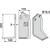 Lame gauche pour Fraise/Rotavator KRONE 1072690 adaptable - Blacksteel©
