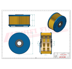 Filtre à gasoil adaptable HIFI FILTER SN40010
