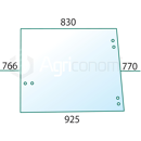 Vitre latérale pour tracteur JOHN DEERE L36601 adaptable