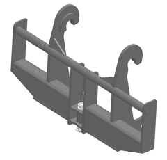 Interface pour télescopique CATERPILLAR/MERLO adaptable