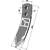 Pointe pour déchaumeur PÖTTINGER 9762500151 adaptable - Blacksteel