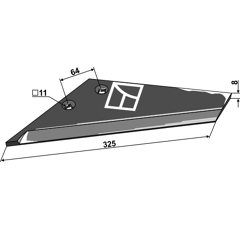 Aileron gauche 0200110532 adaptable - BlackSteel©