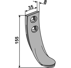 Scharspitze, Marsk-Stig Schar 110400 Rabe Nachbau