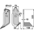 Lame droite pour Fraise/Rotavator MALETTI 700079 adaptable - Blacksteel©