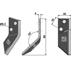 FM-Messer für SGARIBOLDI CL07.001 Nachbau