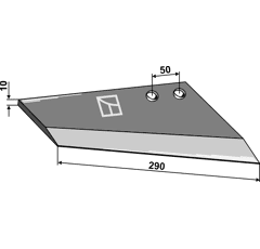 Aileron droite pour RAZOL 3489 adaptable - BlackSteel©
