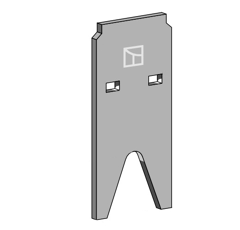 Racloir pour herses rotatives LEMKEN 3492017 adaptable - Blacksteel©