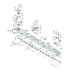 Couvercle pour faucheuse KUHN GMD 802 56804510 origine