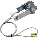 Lot de 2 tendeurs crantés avec isolateur et câble de fixation - PATURA