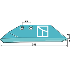 Aileron gauche pour RABE 6342.50.05 adaptable - BlackSteel©