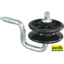 Isolateur poulie d'angle avec filetage à bois - PATURA