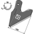 Cœur 100 x 5 mm pour bineuse HATZENBICHLER 9423 adaptable - BlackSteel©