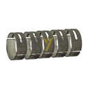 Jeu de coussinets de paliers 0.010'' - 0.25 mm pour téléscopique MANITOU 750509 adaptable