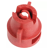 Flachstrahldüse TEEJET XRC 80° 04 VK rot - Keramikmundstück
